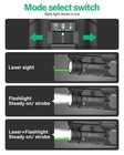 Toughsoul 1200 Lumens Picatinny Rail Mount Pistol Mounted  Green 