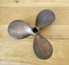 Vintage Nautical Bronze Triple Blade Boat Ship Propeller   12   