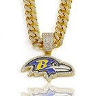 Pendant Chain Necklace  nfl Football   afc nfc  Logo Design 24 