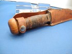 Original Wwii Usn Mk1 Robeson Shuredge Fighting Knife With Wooden Pommel sheath