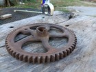Vintage Cast Iron Wheel Sprocket