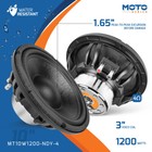 2x Prv 10  Motorcycle Low Frequency Woofer 2400w 4 Ohm Mt10w1200 Water Resistant