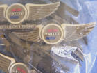 10 United Airlines Future Pilot   10 Flight Attendant Plastic Wings Pins