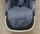 Baby Jogger City Select Seat Frame Moonlight Blue Fabric   Rare Color   Stroller