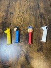 Vintage 1960s Peanuts Pez Dispensers - Charlie Brown  Lucy  Woodstock  Snoopy