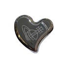 Vivienne Westwood Heart Shape Electronic Gas Lighter Orb Silver With Shop Bag