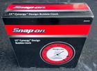Snap-on Tools 15  Cynergy Design Bubble Wall Garage Clock Brand New Dealer Promo