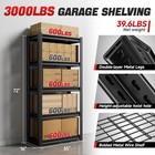  open-box 72  H 5-tier Heavy Duty Garage Shelving Units Storage Shelves 3000lbs