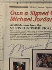 1994 Si Store Promo Michael Jordan Print Ad Bulls Sports Illustrated Vtg 1990s