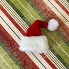 Dollhouse Miniature Christmas Holiday Santa Elf Hat 1  Scale 1 12