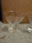 Vintage Hand Blown Glass Cocktail Glass