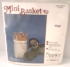 Vtg Napier Mini Quill Basket Complete Kit By Nancy Gruber 5 x 4  1980s Craft Nos