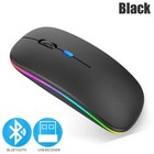 2 4ghz Wireless Optical Mouse Usb Rechargeable Rgb Cordless Mice For Pc Laptop