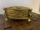 Stylebuilt--gold Filigree With Cherubs--heart-shaped--lipstick Holder