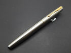 Parker Frontier Brushed Stainless Gt Fountain Pen