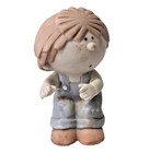 Bumpkins By Fabrizio Porcelain Figurine 1985 Seated Christmas Vintage Rare