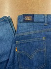 Deadstock 1970s Levi s Orange Tab Big Bell Bottom Denim Jeans Size 16