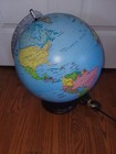 Vintage Replogle Legend Globemaster Illuminated 12  Light Up World Globe
