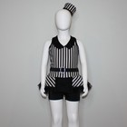 Curtain Call Make A Break Jail Stripe Dance Costume Jazz Musical Theater Cme 7-8