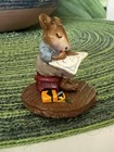 Wee Forest Folk M-208 Struggling Artist Cat 1995 Wp Retired No Wff Box