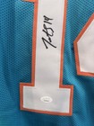 Miami Dolphins Trent Sherfield  14 Signed Football Jersey Autographed Jsa Cert