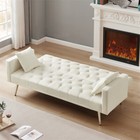 Modern Convertible Sleeper Sofa Bed Living Room Futon Couch Adjustable Recliner