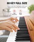 Donner Ddp-80 Digital Piano 88 Weighted Key Retro Wood Upgraded Sound Xmas Gift