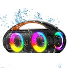 Bluetooth 5 0 Speaker  2 Microphones Party Karaoke Machine Speaker Waterproof