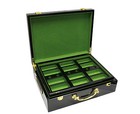 Mrc Poker 500 Wood Casino Poker Chips Set Case High Gloss New