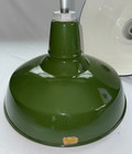  1  1940s Benjamin 16  Porcelain Industrial Green Barn Ul Light Vintage A