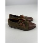 Vintage Bjorn Borg Design Group Shoes Women Size 10 Brown Dk Green Italy Slip On