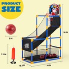 Arcade Basketball Game Set With 4 Balls And Hoop For Kids 3 To 12