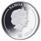 The Legend Of King Arthur 4 X 1 Oz Silver Coins Set Samoa 2022