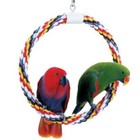 Jw Swing  n Perch Large Soft Comfy Firm Rope Ring For Bird Enrichment