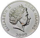Cook Islands 2000 Fao 5 Cents god Of Fertility tanagora free Shipping