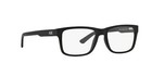 Ax3016 Armani Exchange Eyeglasses Matte Black   Translucent Lens 53-17-145 Mm