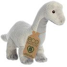     New Aurora World Stuffed Plush Toy Brachiosaurus Grey Dinosaur Jurassic Dragon