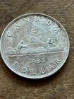 1935 Canada One Dollar Silver Foreign Coin Key Date