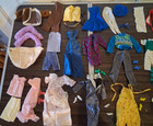 Huge Vintage Mix Lot Barbie Size Doll Clothes And Accessories See All Photos