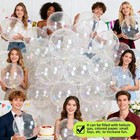 25 Pack Bobo Balloons  24 Inch Clear Bobo Balloons  Diy Transparent Bubble Ba   