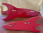 Set Of 2 Wood Rocket Ship Space Themed Kid   s Room Wall Mounted Coat Hanger Racks