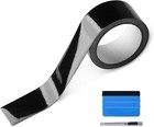 2  X 30 Ft High Gloss Vinyl Tape For Black Out Chrome Delete Window Trim