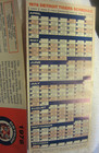 1 1978 Detroit Tigers Baseball Pocket Schedule burger King Unfolded Vtg