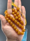 Faturan Amber Rosary  Large S  ze Islamic Rosary  Misbaha  Tasbih  Tasbeeh Tesbih
