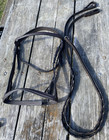 Equiroyal Dark Brown Raised Leather English Bridle Full Horse Size