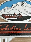 1950s Rare Mt  Hood National Forest Timberline Lodge Oregon License Plate Topper