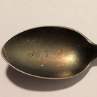 Antique Gorham Sterling Silver Violet Demitasse Coffee Spoon Gold Wash Pat 1902