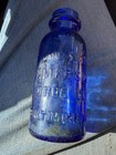 Empire Drug Co Baltimore Blue Medicine Bottle Medicines   Cures Vintage