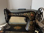 Vintage 1948 Portable Singer Sewing Machine With Case Model 15