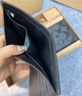 Coach Men s 3 In 1 Wallet Boxed Gift Set In Signature Canvas Black
